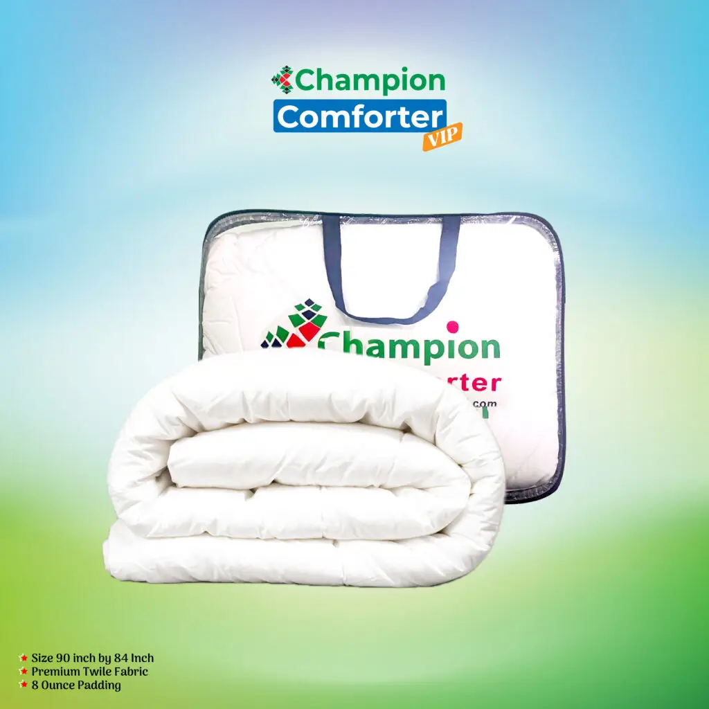 Champion White Comforter